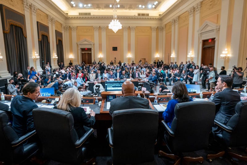 Chair Rep. Bennie Thompson (D-MS) gavels closed the seventh hearing held by the Select Committee to Investigate the January 6th Attack on the U.S. Capitol on July 12, 2022 in the Cannon House Office Building in Washington, DC.