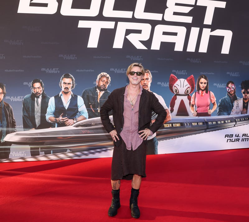 Brad Pitt attends the "Bullet Train" Red Carpet Screening at Zoopalast on July 19, 2022 in Berlin, Germany.