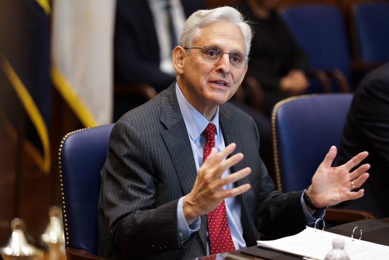 U.S. Attorney General Merrick Garland speaks following a briefing by ATF Director Steven M. Dettelbach on the progress of the one year anniversary of the launch of the Justice Department's regional firearms trafficking strike forces to address violent crime, at the Department of Justice on July 20, 2022 in Washington, D.C.