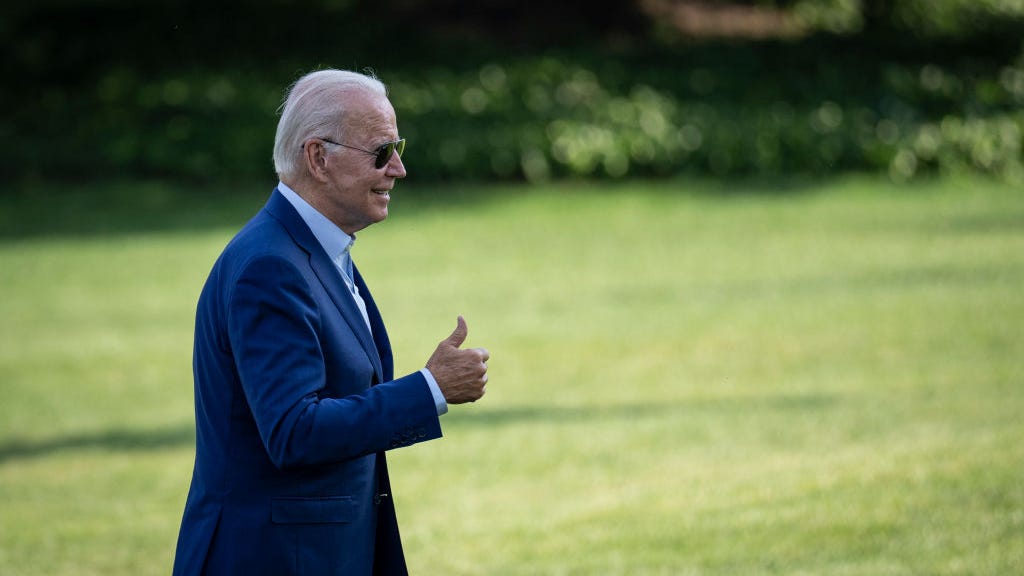 Biden believes US is not headed towards a recession – but here’s what the numbers say