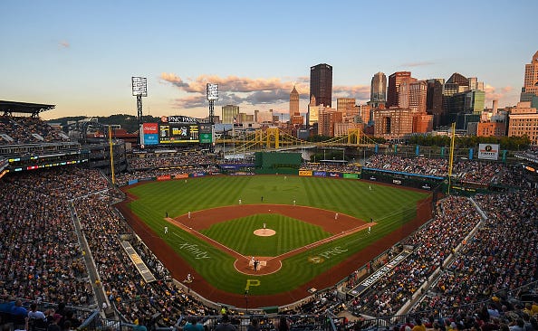 PNC Park is the home of the Pirates.