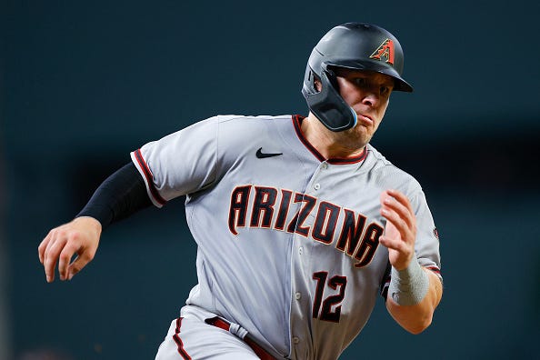 Daulton Varsho is one of the best left fielders in baseball right now.