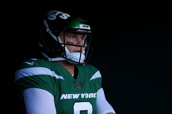 Zach Wilson and the Jets will play in the 4:05 p.m. ET window. 