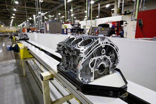 FILE - The Stellantis Dundee Engine Complex is pictured on August 18, 2022 in Dundee, Michigan.