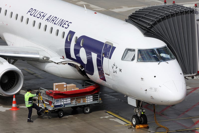 A LOT Polish Airlines aircraft.