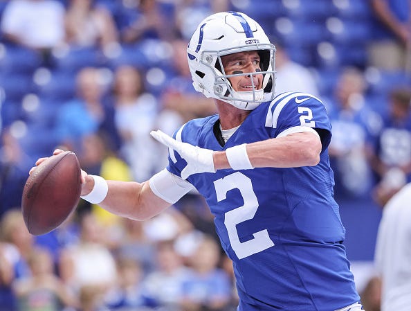 Matt Ryan and the Colts will wear their blue uniform tops in Week 1. 