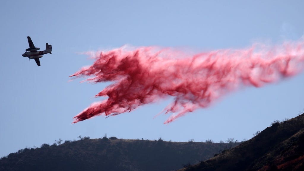 Brush fire near San Gabriel Dam 35% contained