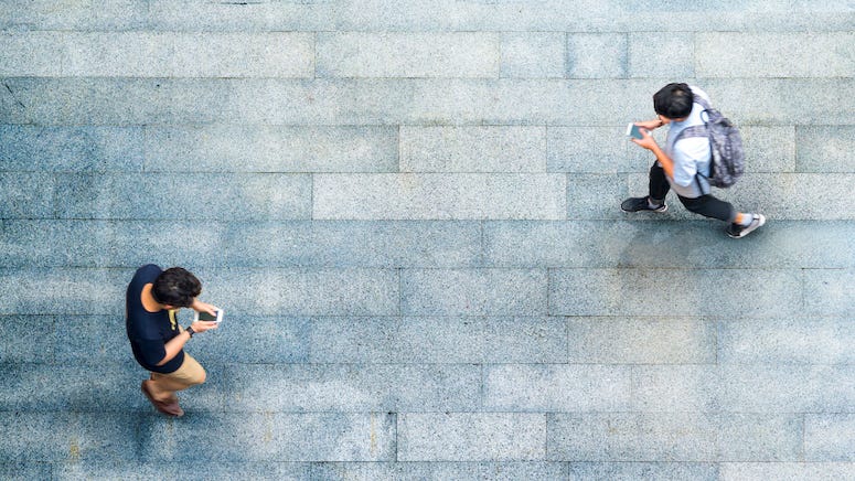 Robotic third eye will prevent you from running into obstacles so you can walk and text