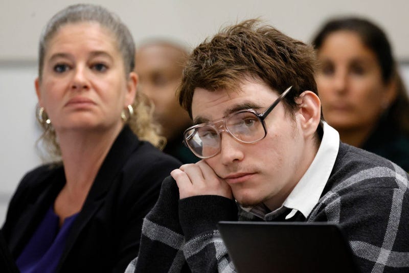 Marjory Stoneman Douglas High School shooter Nikolas Cruz is shown at the defense table after the defense team announced their intention to rest their case during the penalty phase of the trial of Marjory Stoneman Douglas High School shooter Nikolas Cruz at the Broward County Courthouse September 14, 2022 in Fort Lauderdale, Florida.