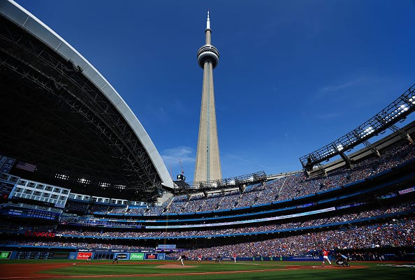 Rogers Centre is the home of the Blue Jays.