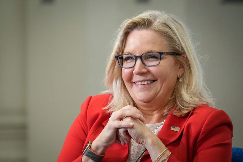 U.S. Rep. Liz Cheney (R-WY), vice chairwoman of the Select Committee to Investigate the January 6th Attack on the U.S. Capitol, speaks during a Constitution Day lecture at American Enterprise Institute on September 19, 2022 in Washington, DC.