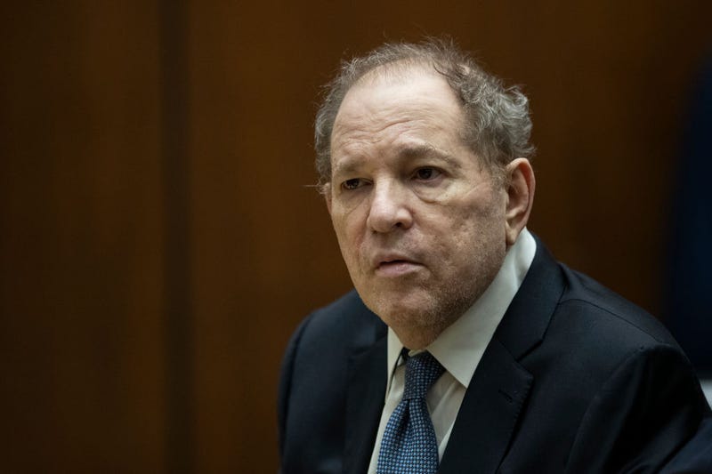 Former film producer Harvey Weinstein appears in court at the Clara Shortridge Foltz Criminal Justice Center on October 4, 2022 in Los Angeles, California. 
