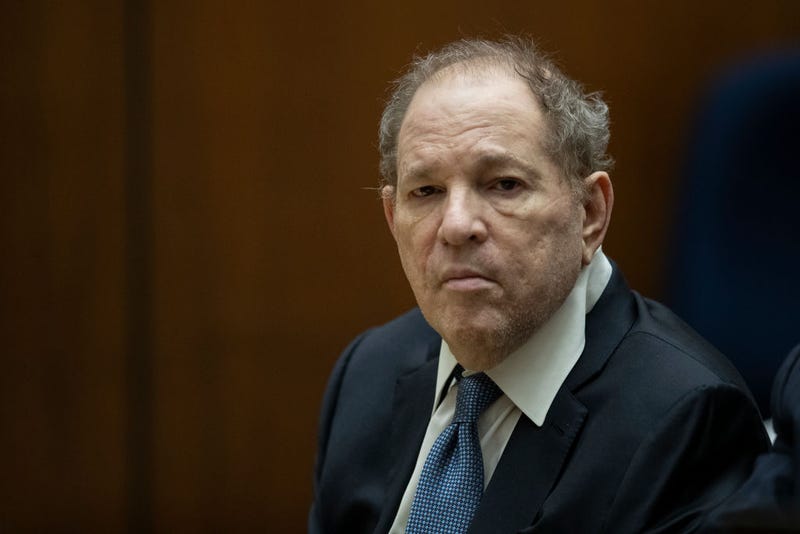 Former film producer Harvey Weinstein appears in court at the Clara Shortridge Foltz Criminal Justice Center on October 4, 2022 in Los Angeles, California.