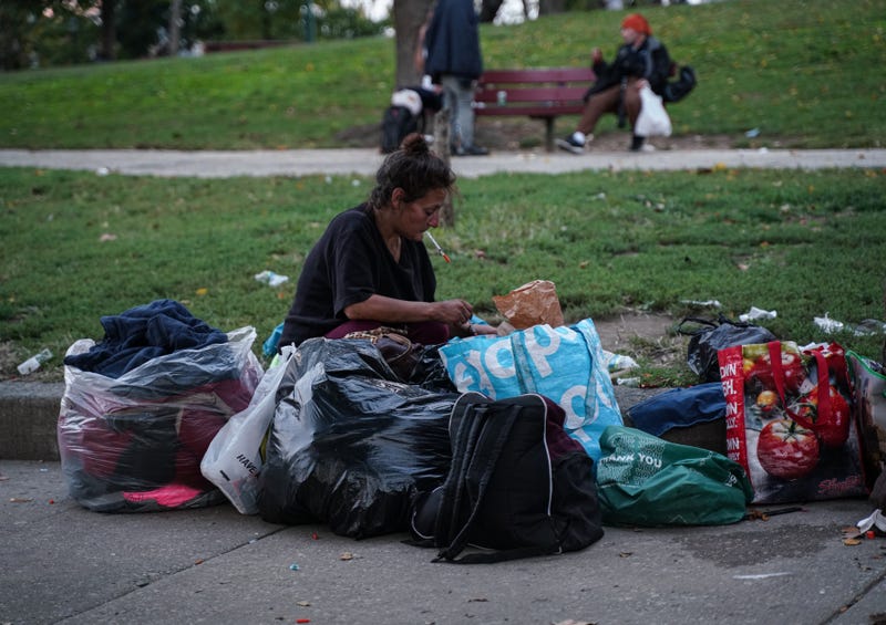 Many people struggling with homelessness and addiction openly inject opioids into their hands, arms and necks in Philadelphia's Kensington neighborhood.