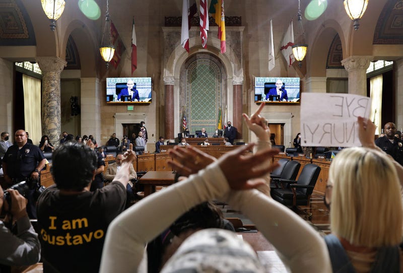 LA City Council Considers Holding Virtual Meeting Friday Amid Protests