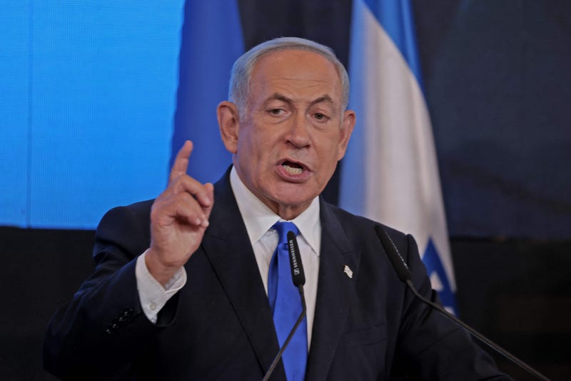 Benjamin Netanyahu speaks in Jerusalem