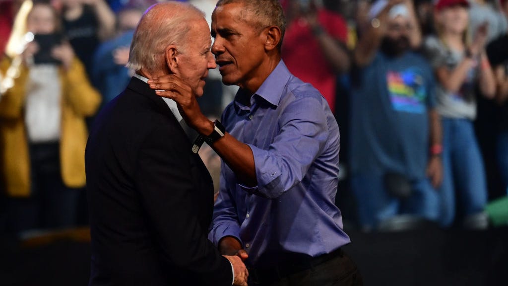 Could President Biden choose former President Obama as his running mate in 2024?