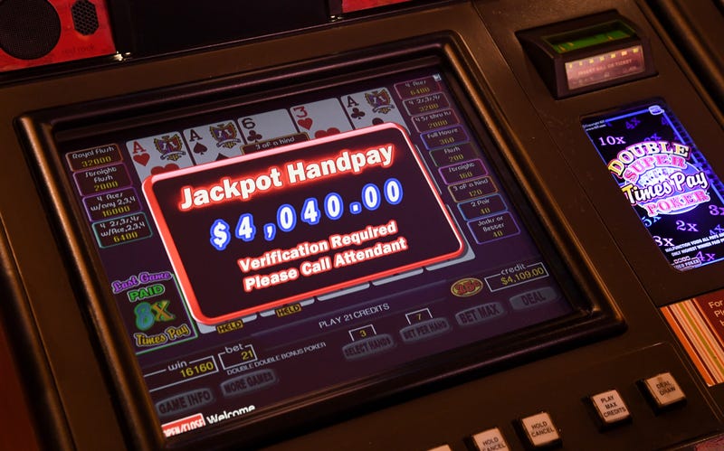 A video poker machine.
