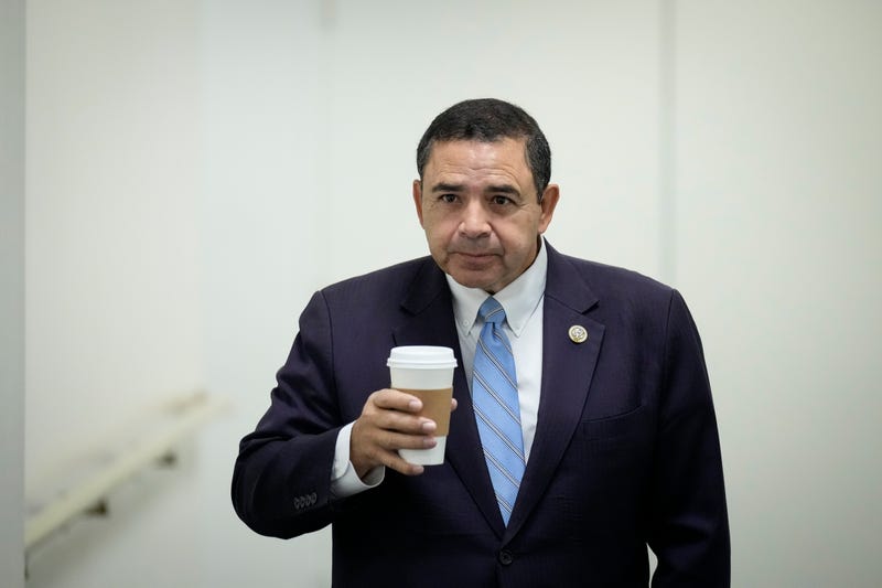 Rep. Henry Cuellar (D-TX) leaves a meeting with House Democrats at the U.S. Capitol on November 17, 2022, in Washington, DC.