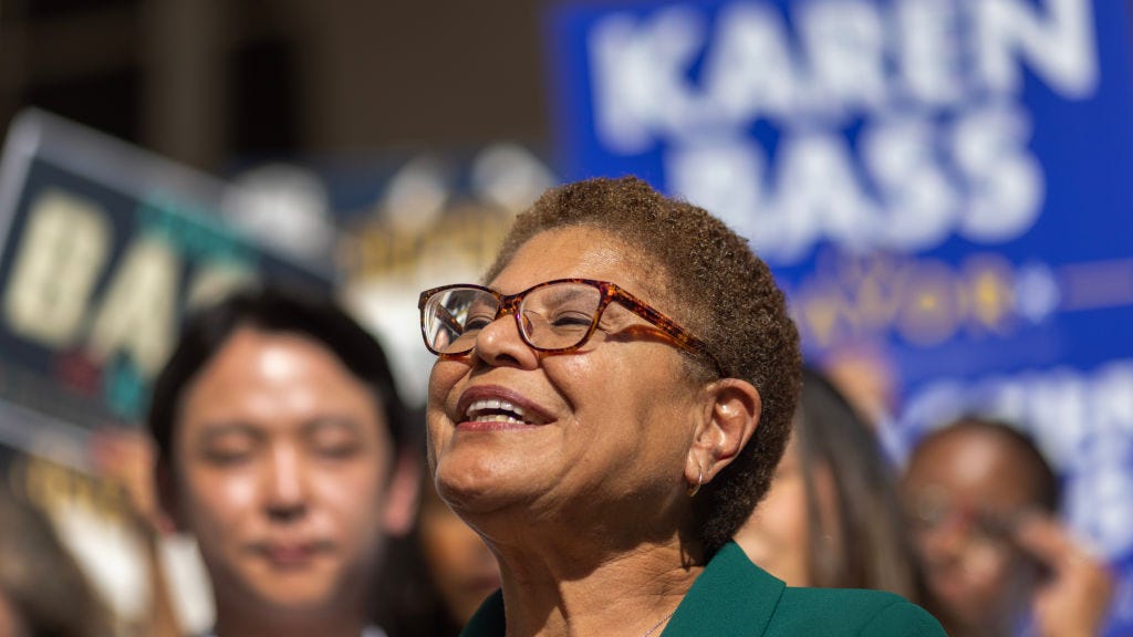 Karen Bass’ stepdaughter hurt in hit-and-run