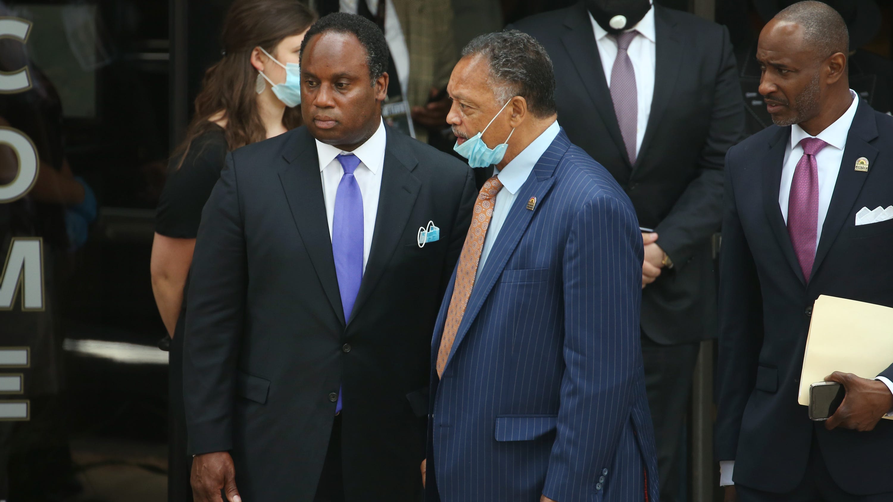 Son of civil rights icon Rev. Jesse Jackson emerges victorious in crowded 1st Congressional District Primary