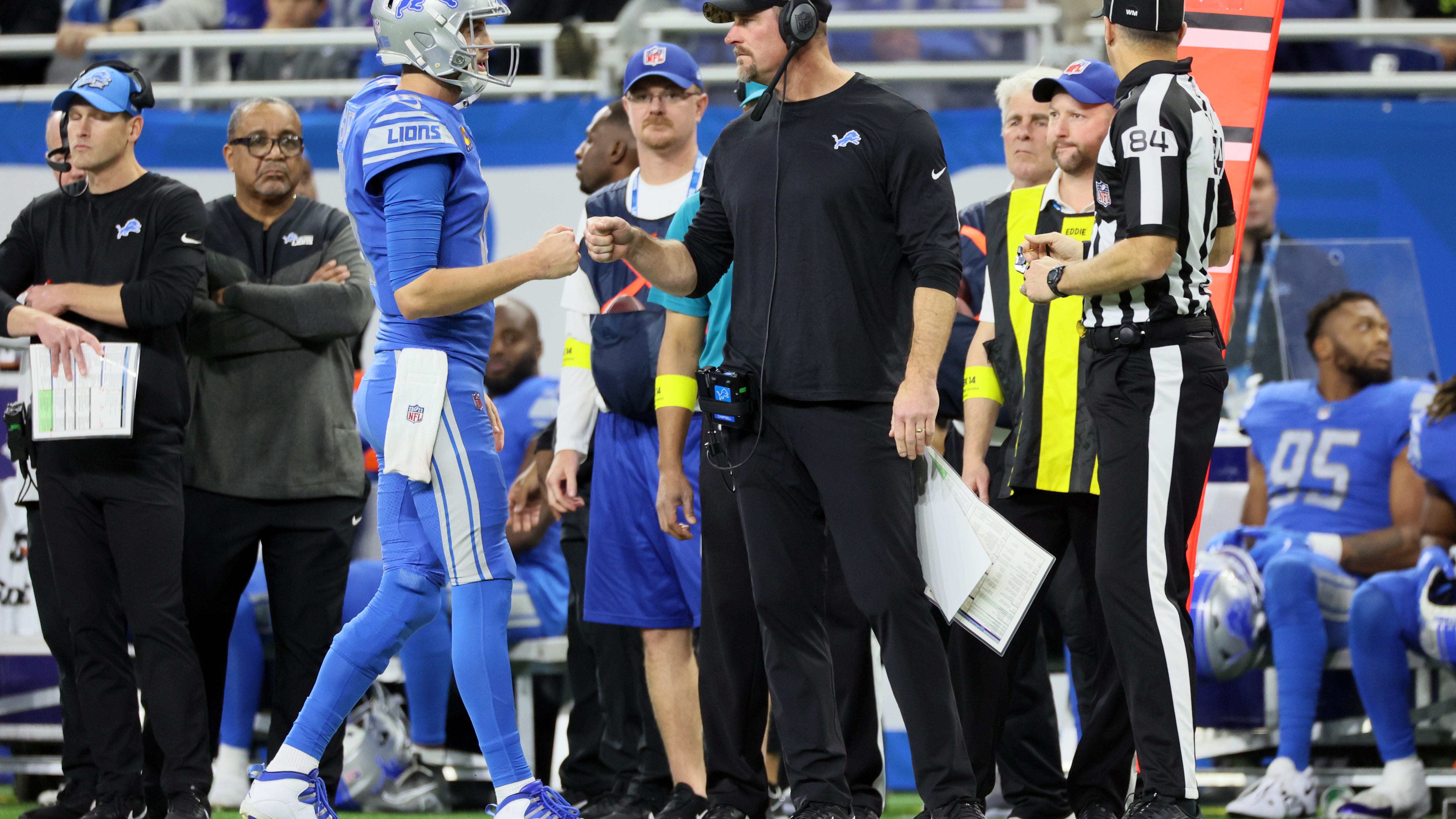 Campbell calls Goff 'better quarterback' with Lions than with Rams. Goff agrees.