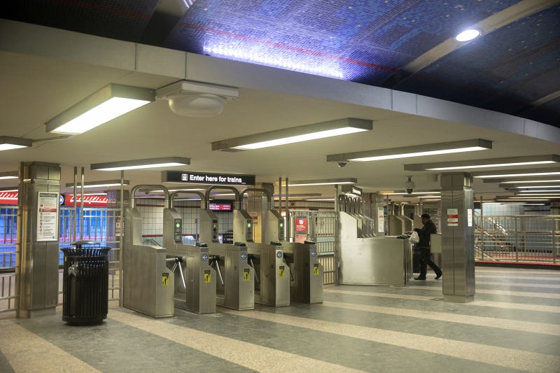 CTA Red Line station at Grand Avenue