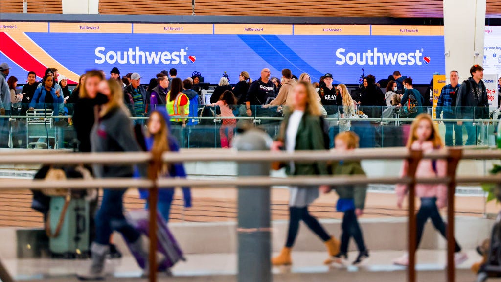 Southwest flight in trouble lands at closed airport, traps passengers for 9 hours