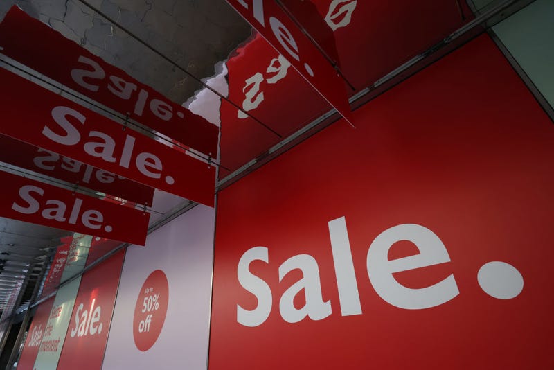 Sale signs. 