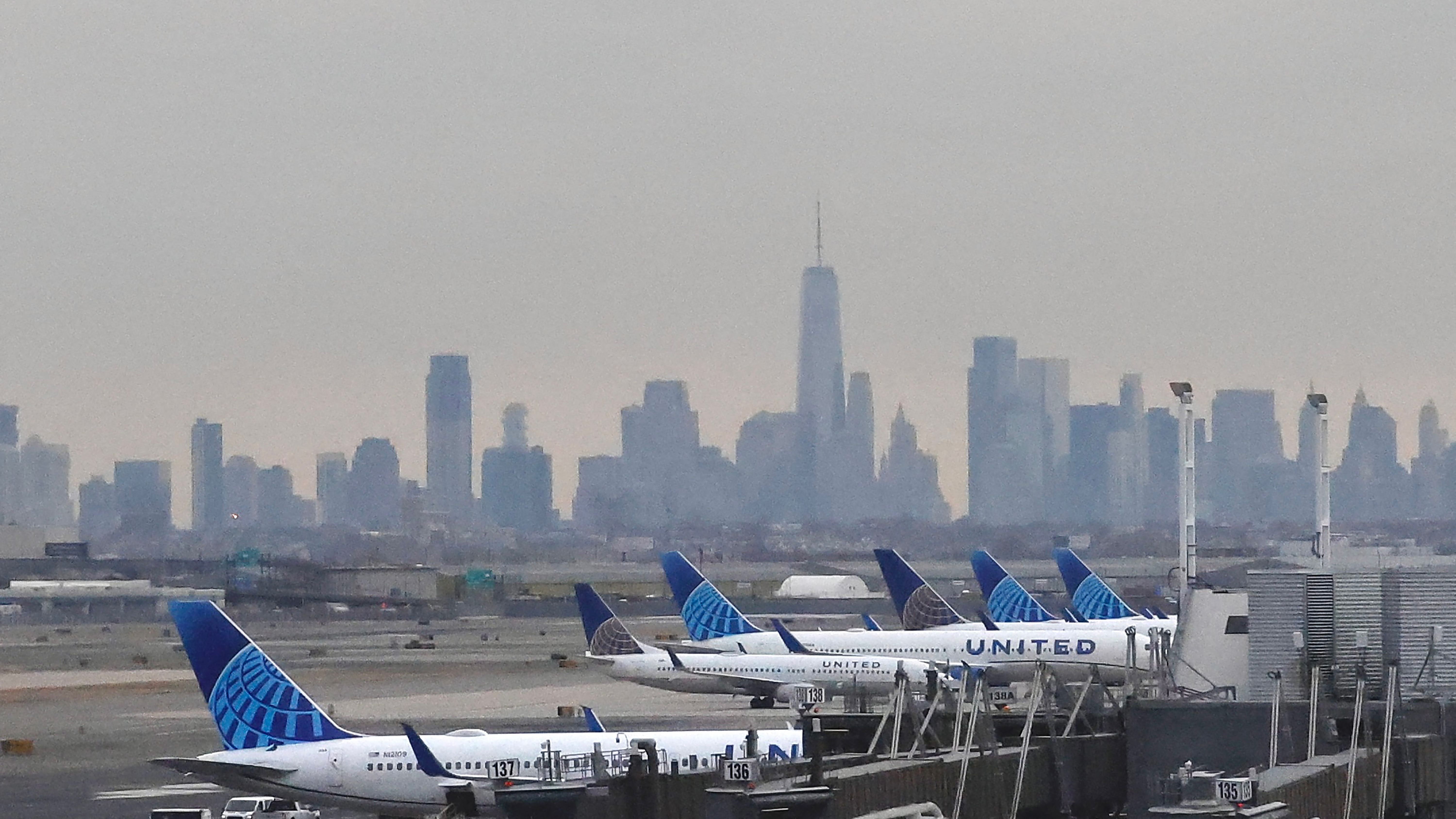 Florida-bound flight clipped by parking plane at Newark Airport