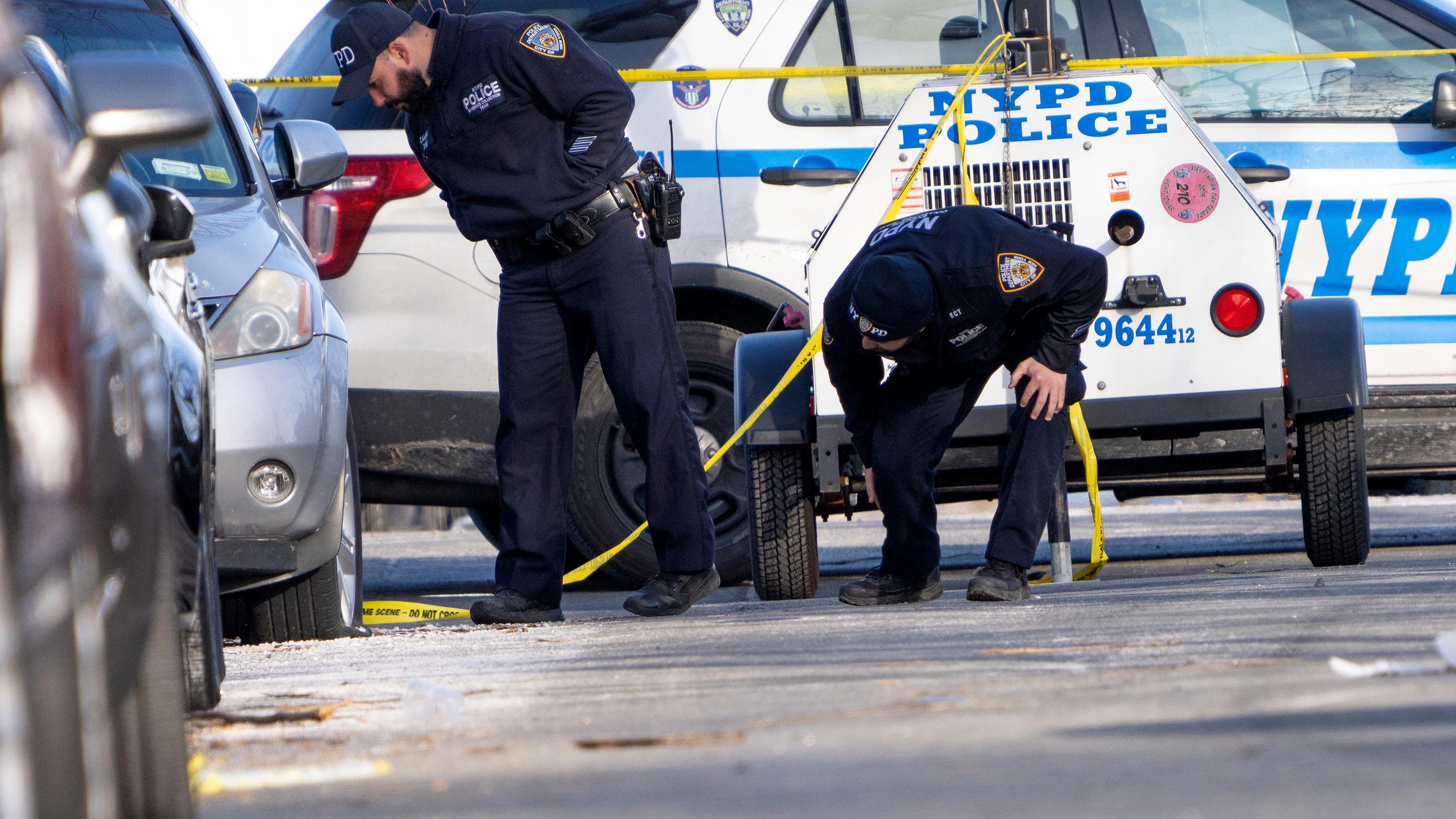 Suspect arrested in Brooklyn shooting of NYPD officer who is 'fighting for his life'