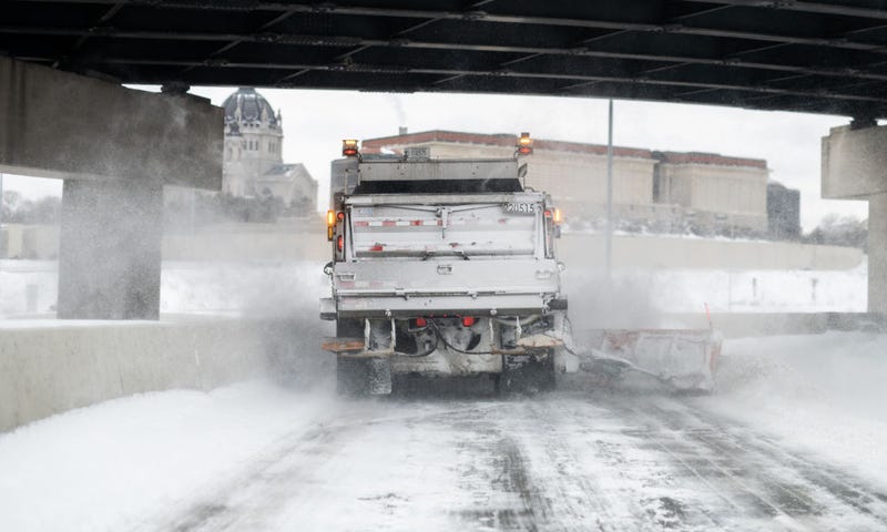 St. Paul, Capitol, Snow, Snowplow