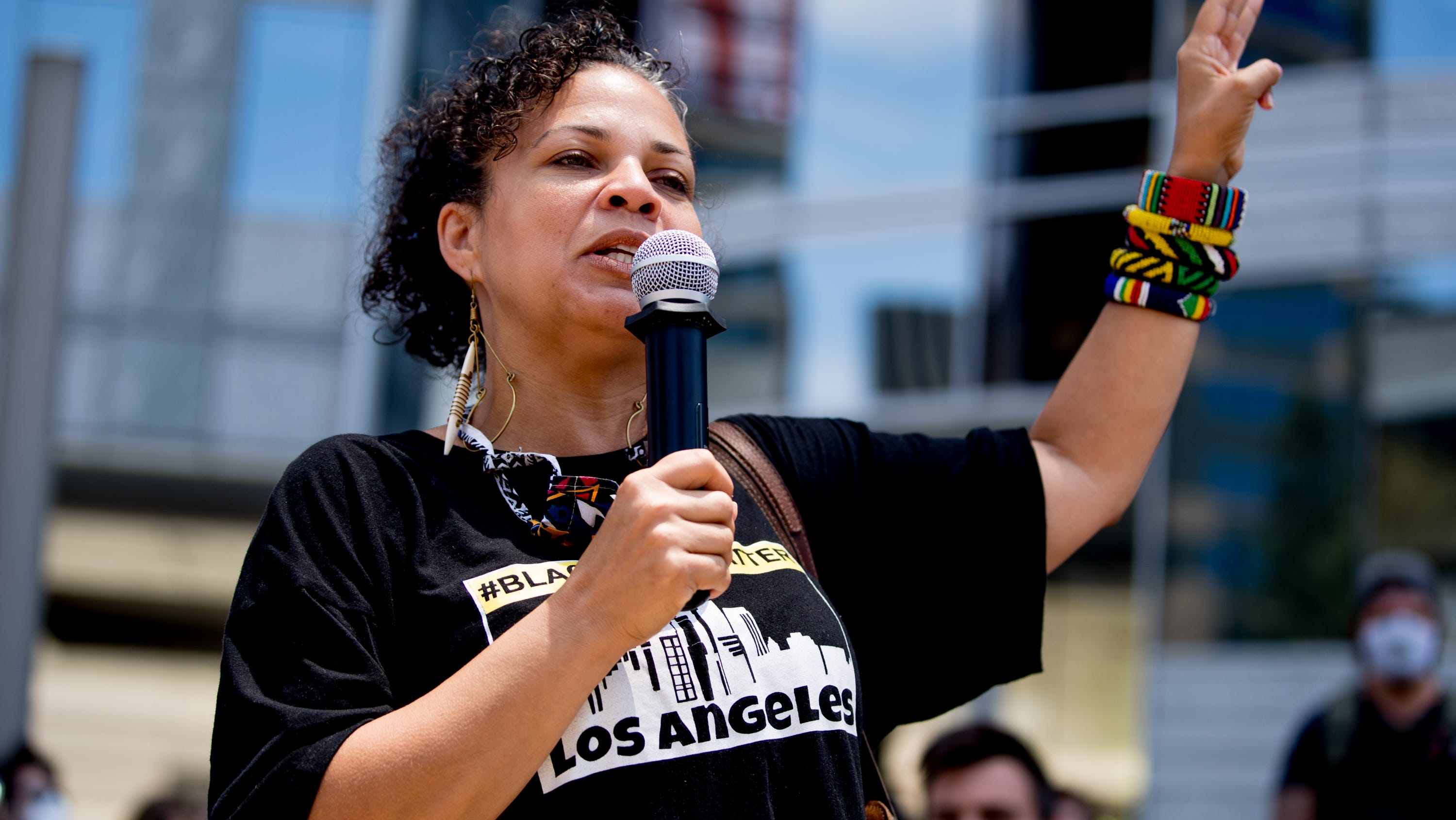 Attorneys for Black Lives Matter LA co-founder seek LAPD records in 2020 home ‘swatting'
