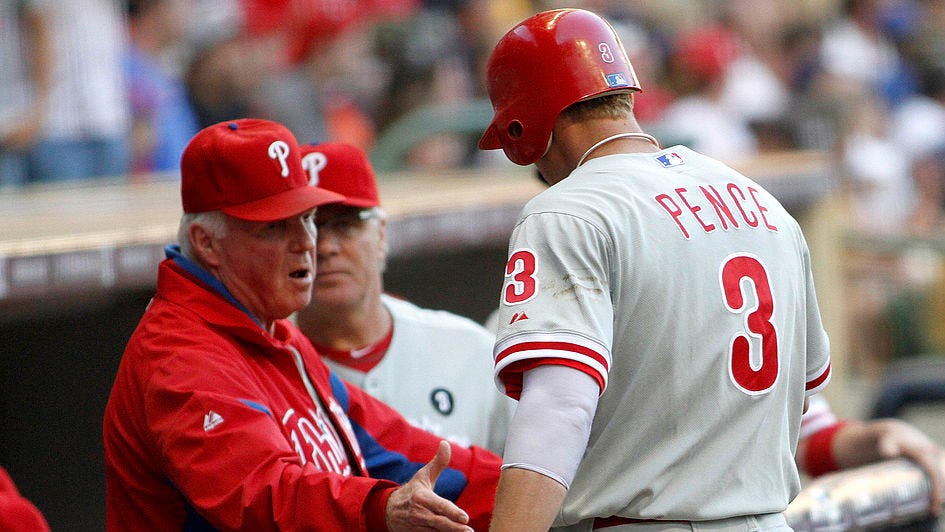 How Charlie Manuel made Hunter Pence want to 'kill the Phillies every year' before getting traded there