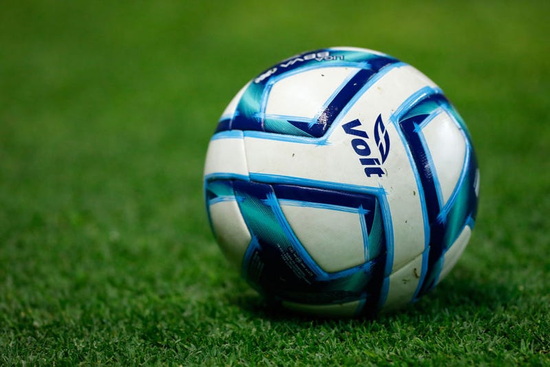 Detail of the official match ball prior the 9nd round match between Leon and Monterrey as part of the Torneo Clausura 2023 Liga MX at Leon Stadium on February 27, 2023 in Leon, Mexico.