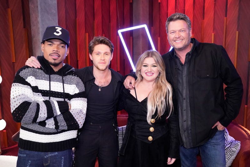 Chance The Rapper, Niall Horan, Kelly Clarkson, Blake Shelton