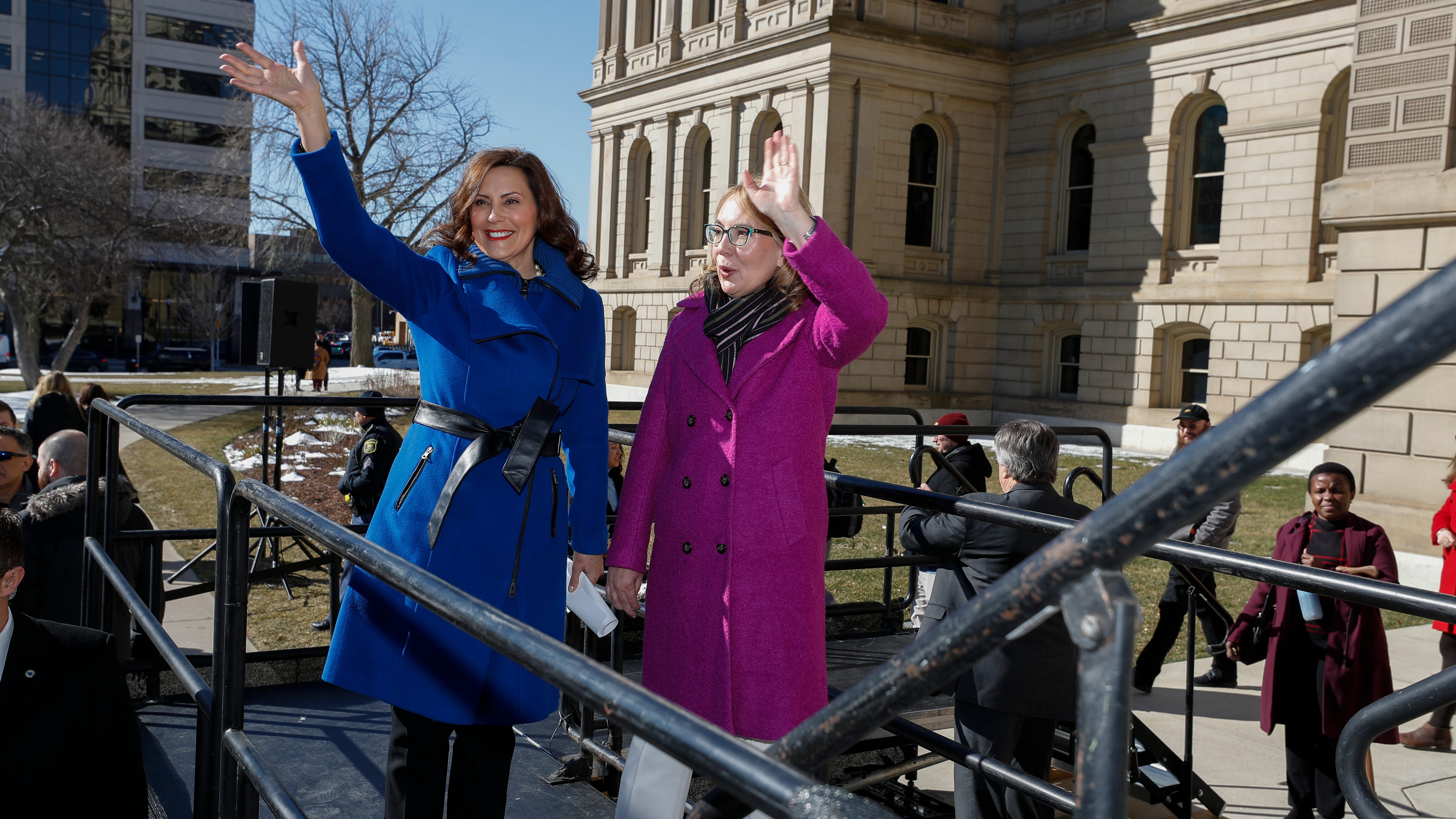 Whitmer says 'we are done only offering thoughts and prayers' as hundreds gather for gun reform rally in Lansing