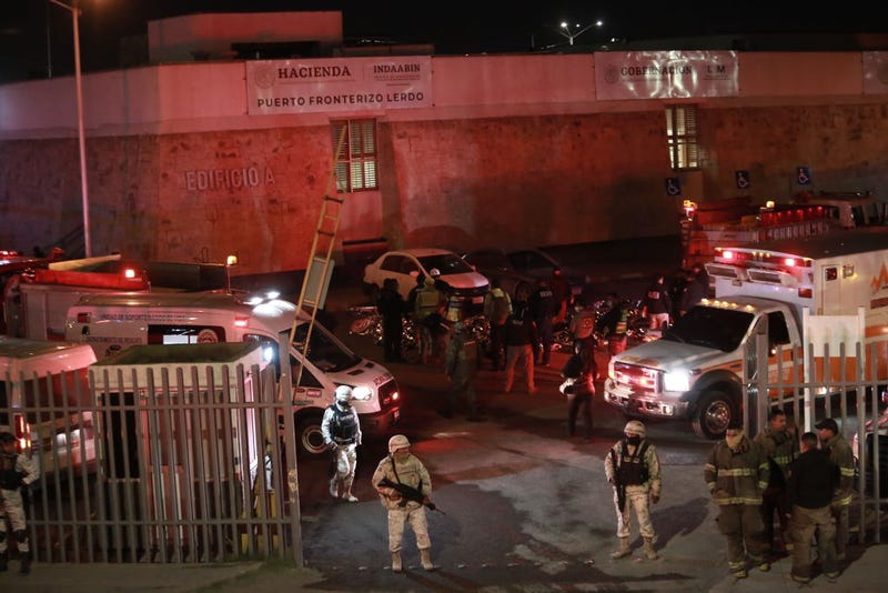 fire broke out at a migration facility