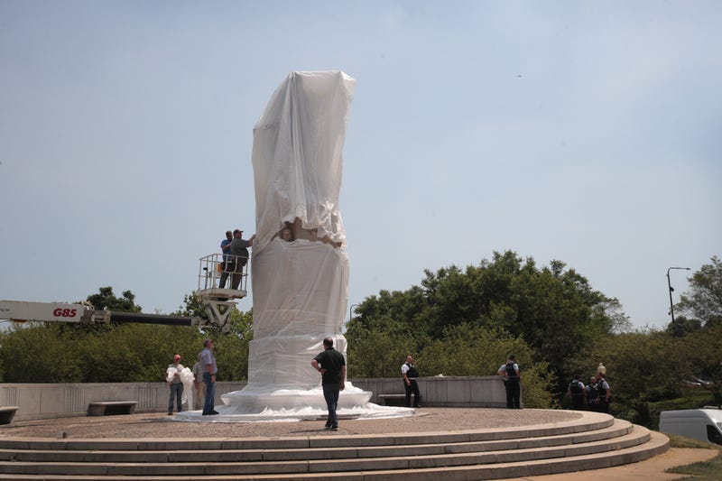 Columbus statue