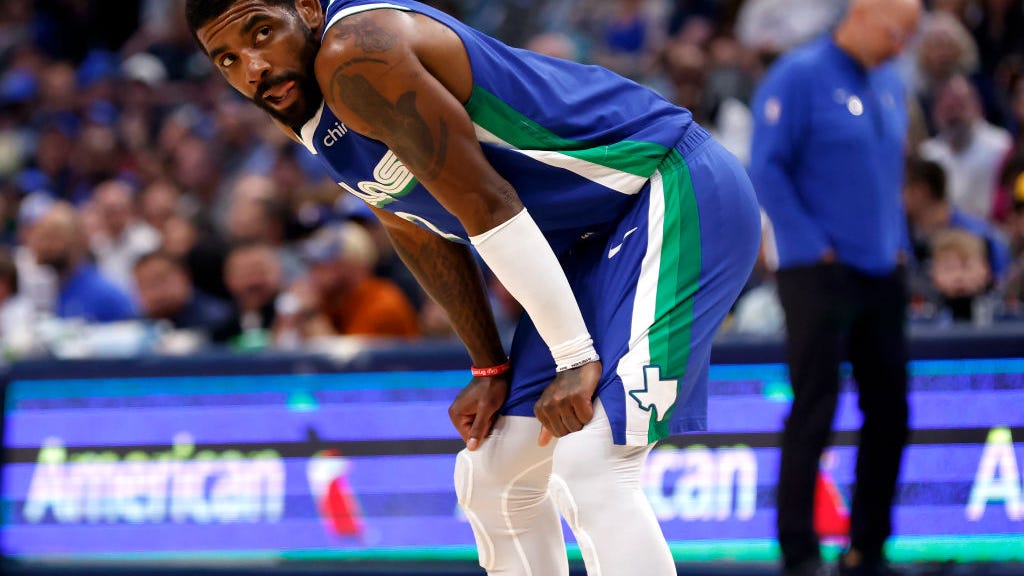 Mavs GM Nico Harrison explains why he's optimistic about Kyrie Irving's return