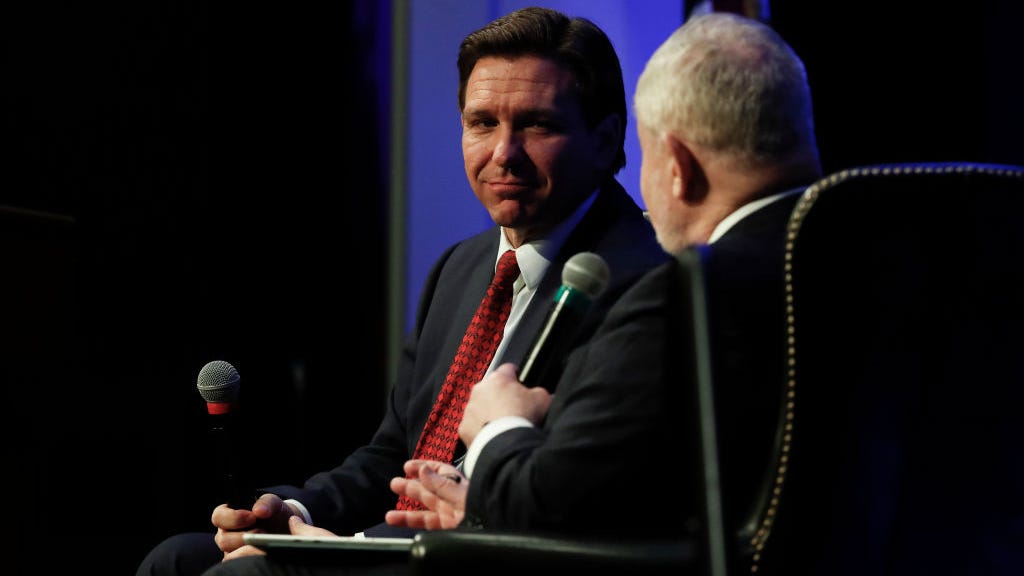 DeSantis says he might build a prison or amusement park across from Disney World