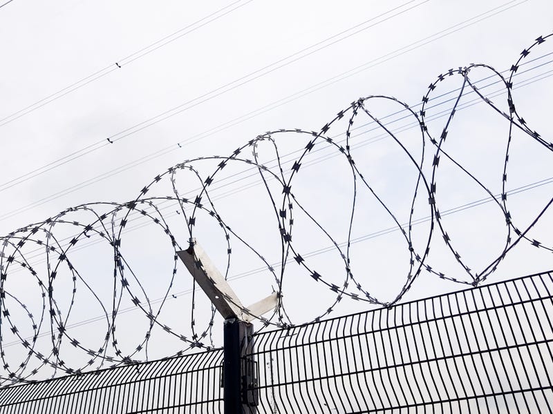 razor wire fence