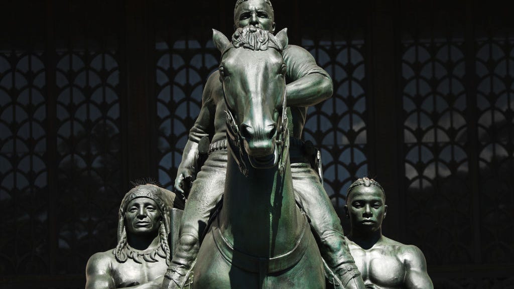 Theodore Roosevelt statue at NYC's Museum of Natural History to be moved to North Dakota