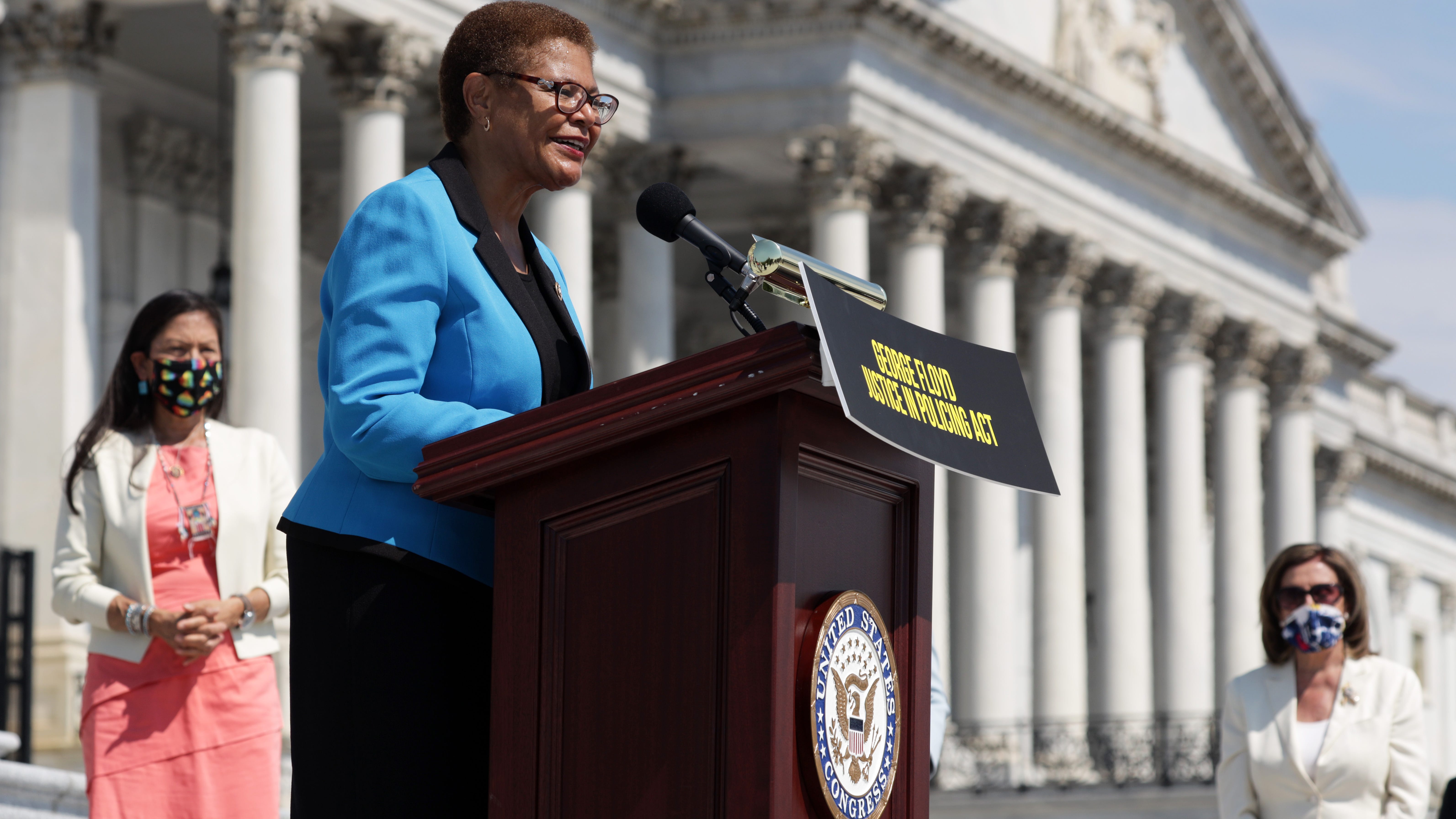 House Speaker Nancy Pelosi endorses Rep. Karen Bass for Mayor of L.A.