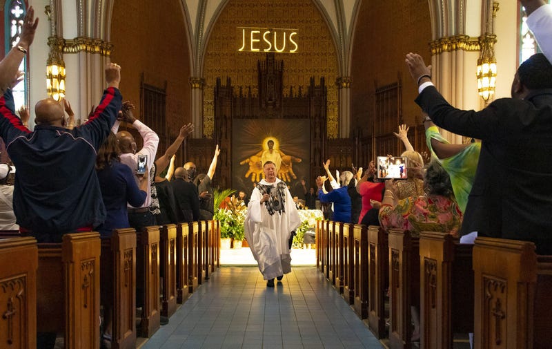 Pfleger at Mass 2021