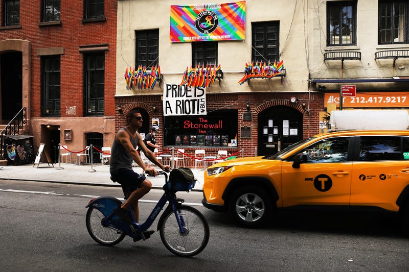 The landmark Stonewall Inn in Greenwich Village