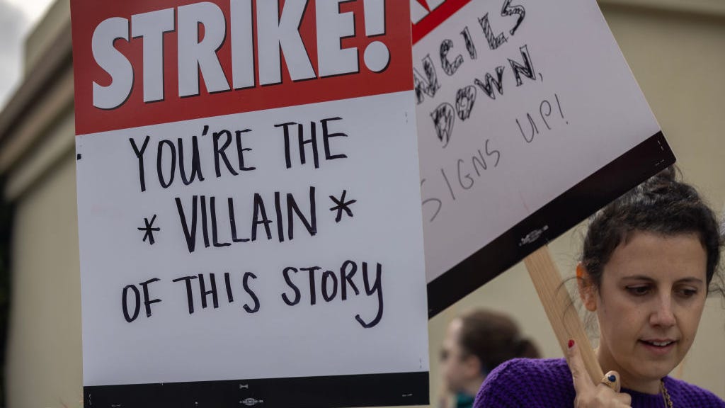 No word of negotiating progress as WGA strike goes into third week