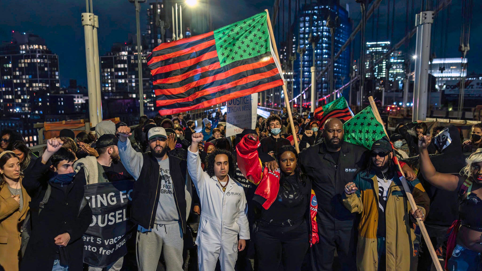 More protests Friday over subway chokehold killing; Marine vet in contact with NYPD, DA