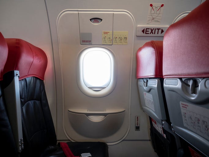 Airplane Emergency Exit door