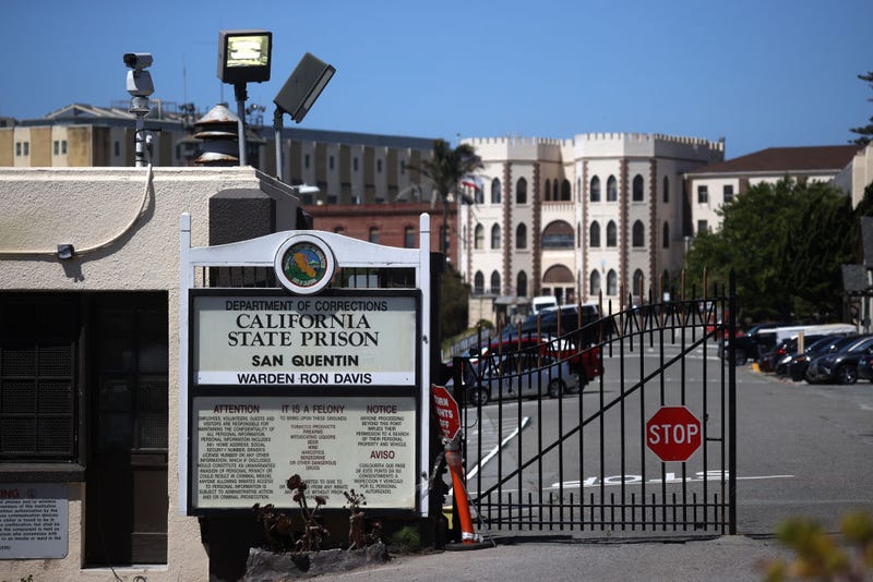 A view of San Quentin State Prison on June 29, 2020 in San Quentin, California. San Quentin State Prison is continuing to experience an outbreak of coronavirus COVID-19 cases with over 1,000 confirmed cases amongst the staff and inmate population.